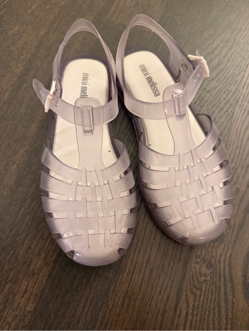 Mini Melissa Girls' clear Jelly Sandals